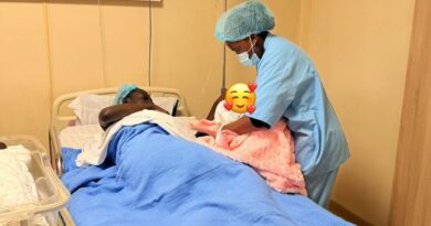 Dem wa FB announces birth of twin daughters hospital photos
